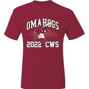 Arkansas Razorbacks 2022 College World Series CWS Omahogs T-Shirt